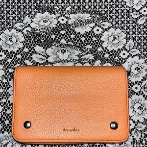 Steven Alan Tangerine Leather Bag
